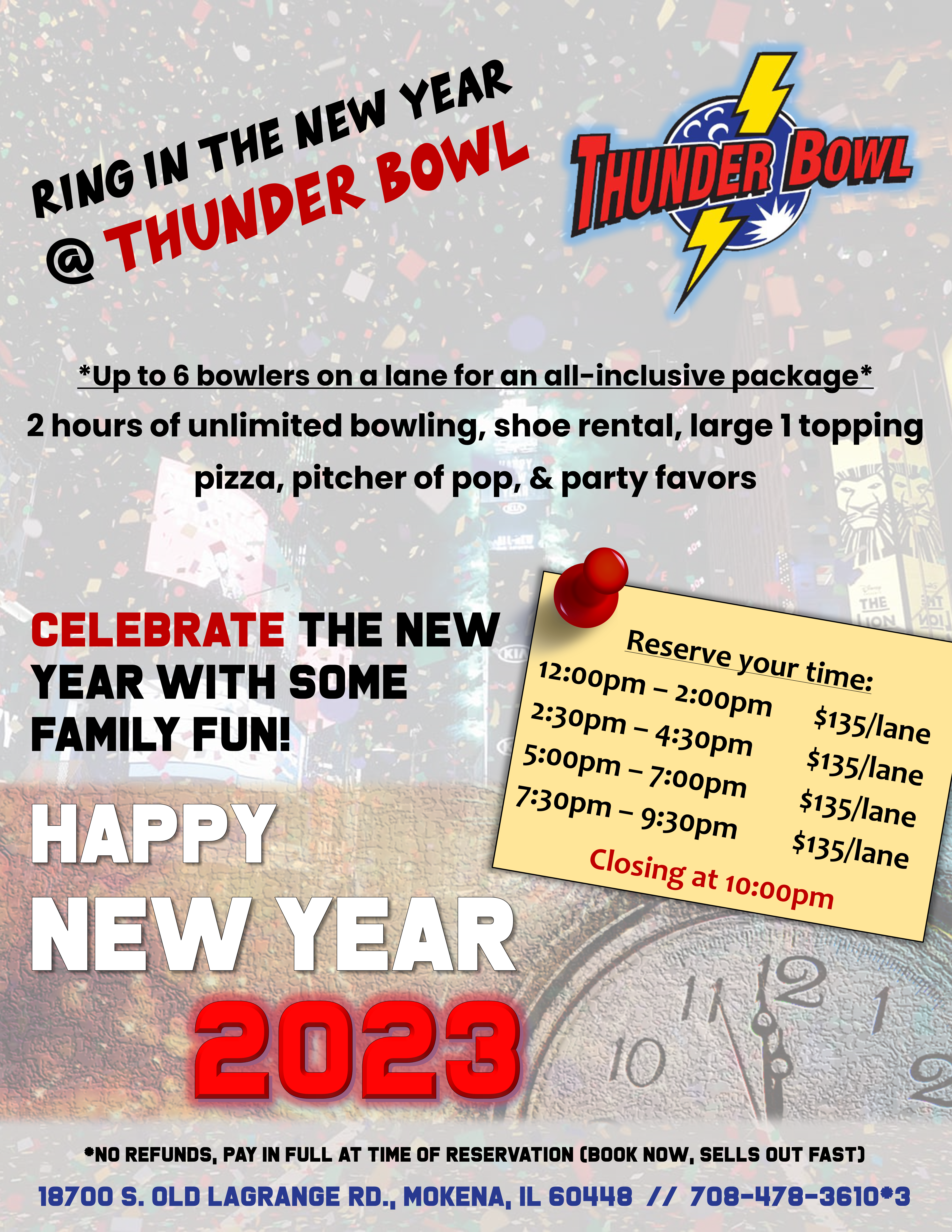 new years flyer 2023 print new