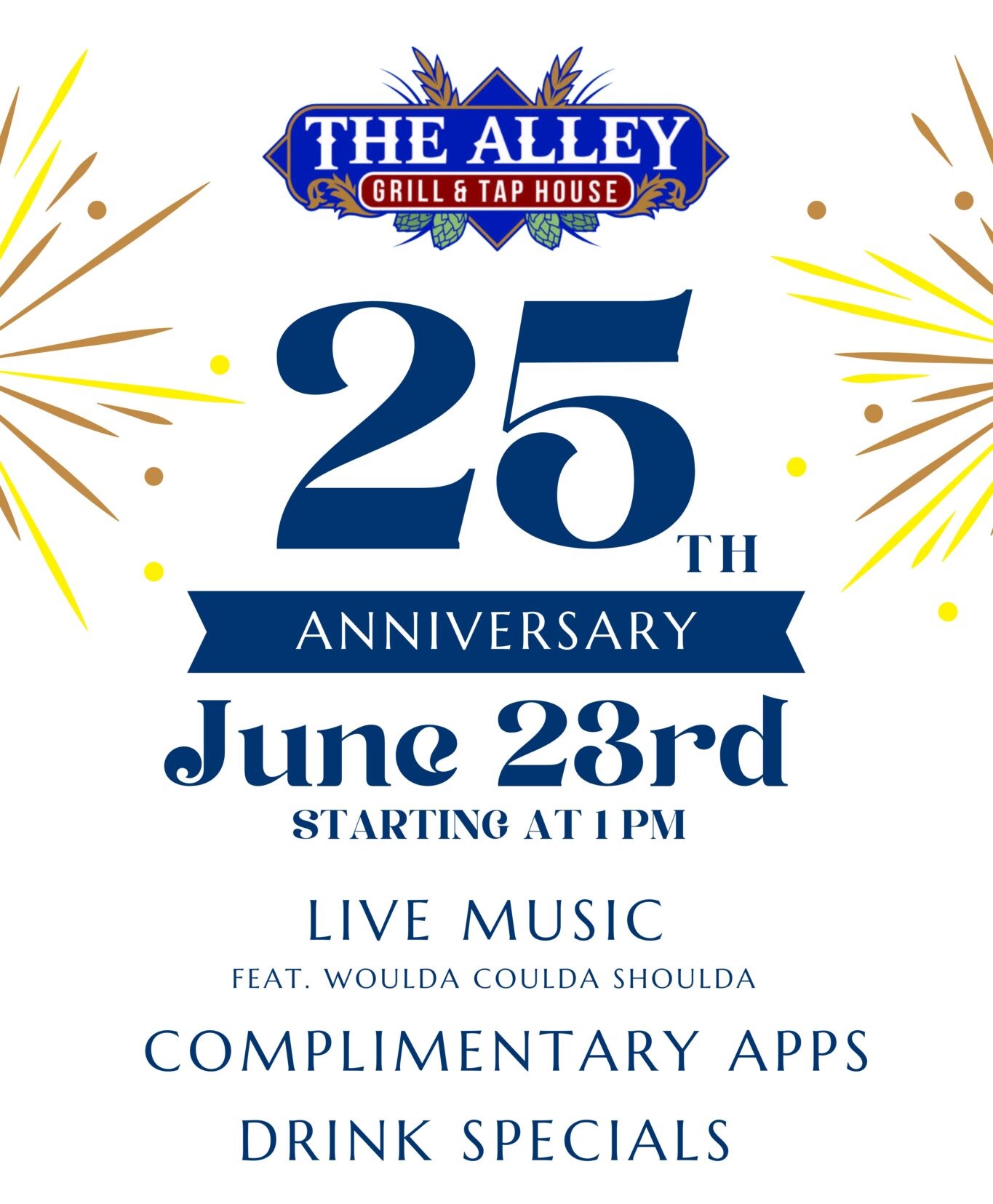 anniversary alley 25 tabletop 1